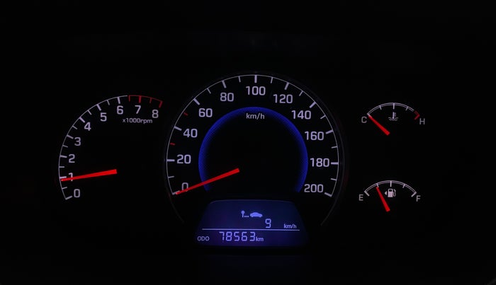 2015 Hyundai Grand i10 SPORTZ 1.2 KAPPA VTVT, Petrol, Manual, 78,560 km, Odometer Image