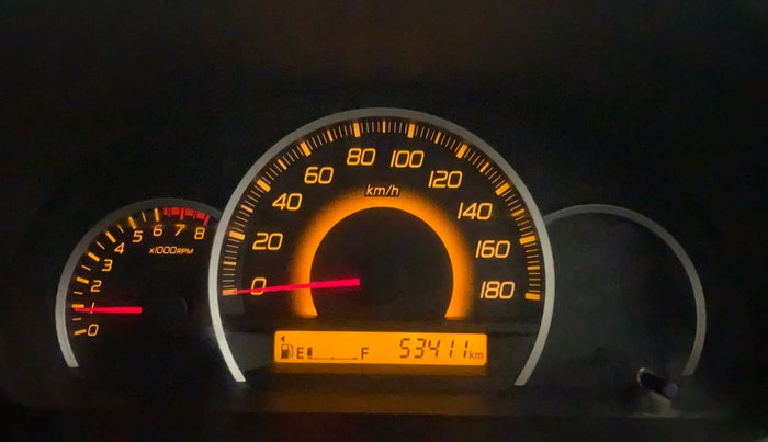 2014 Maruti Wagon R 1.0 VXI, Petrol, Manual, 53,587 km, Odometer Image