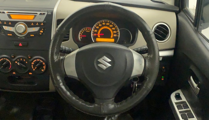 2014 Maruti Wagon R 1.0 VXI, Petrol, Manual, 53,587 km, Steering Wheel Close Up