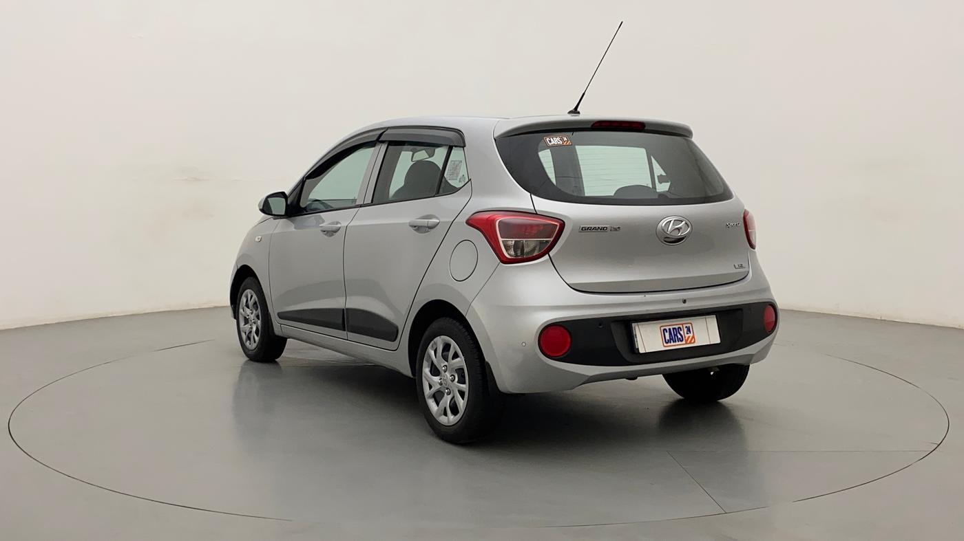 2018 Hyundai Grand i10 SPORTZ 1.2 KAPPA VTVT, Petrol, Manual, 18,049 km, Left Back Diagonal