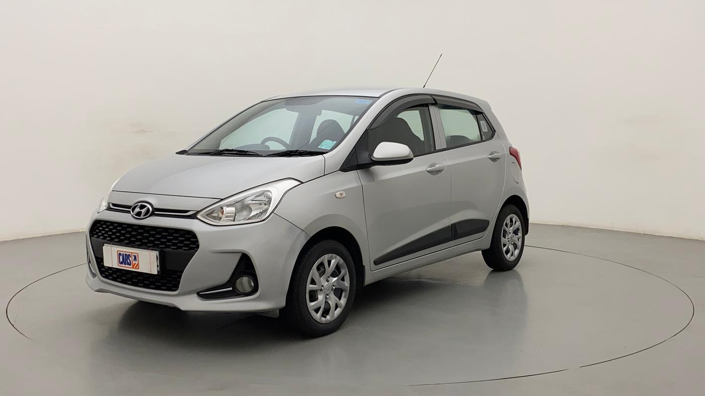 2018 Hyundai Grand i10 SPORTZ 1.2 KAPPA VTVT, Petrol, Manual, 18,049 km, Left Front Diagonal