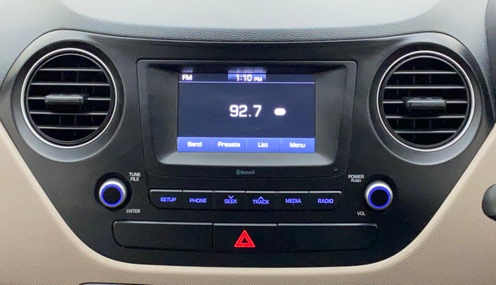2018 Hyundai Grand i10 SPORTZ 1.2 KAPPA VTVT, Petrol, Manual, 18,049 km, Infotainment System