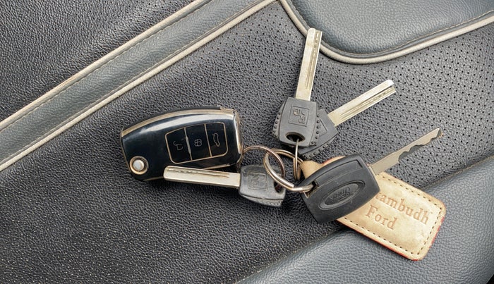 2014 Ford Ecosport TITANIUM 1.5L DIESEL, Diesel, Manual, 1,24,191 km, Key Close Up