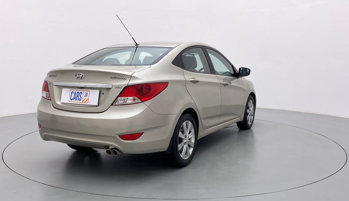 2013 Hyundai Verna FLUIDIC 1.6 SX VTVT, Petrol, Manual, 85,267 km, Right Back Diagonal