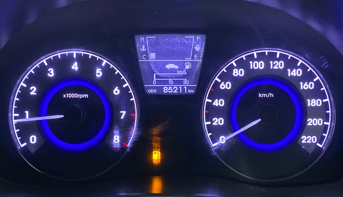 2013 Hyundai Verna FLUIDIC 1.6 SX VTVT, Petrol, Manual, 85,267 km, Odometer Image