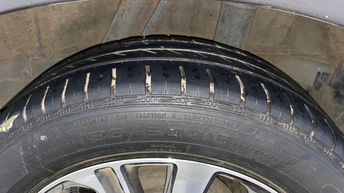 2017 Honda City 1.5L I-VTE V CVT, Petrol, Automatic, 72,883 km, Left Rear Tyre Tread