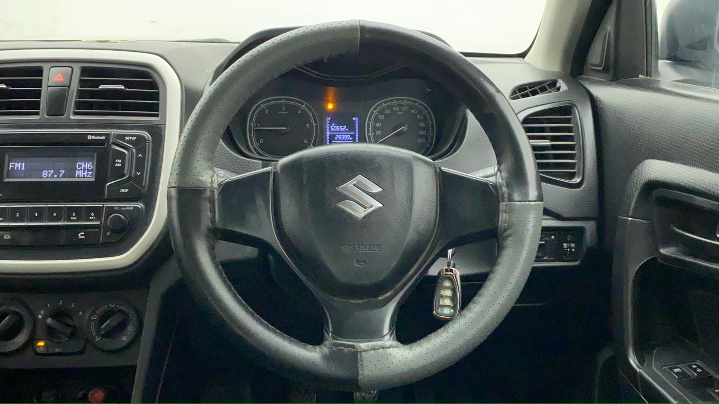 2019 Maruti Vitara Brezza LDI, Diesel, Manual, 29,399 km, Steering Wheel Close Up