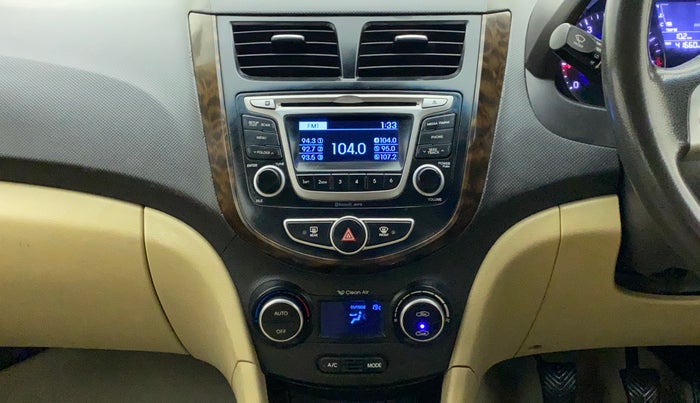 2015 Hyundai Verna FLUIDIC 4S 1.6 VTVT S, Petrol, Manual, 41,660 km, Air Conditioner