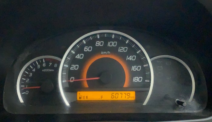 2013 Maruti Wagon R 1.0 VXI, Petrol, Manual, 60,856 km, Odometer Image