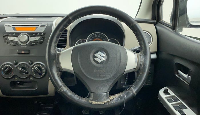 2013 Maruti Wagon R 1.0 VXI, Petrol, Manual, 60,856 km, Steering Wheel Close Up