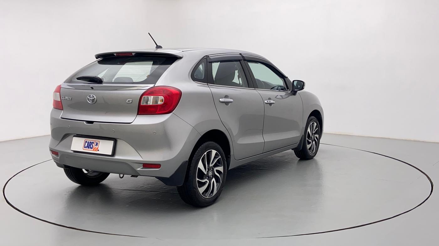 2021 Toyota Glanza G MT PETROL, Petrol, Manual, 7,989 km, Right Back Diagonal