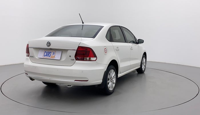 2017 Volkswagen Vento HIGHLINE PLUS 1.2 AT 16 ALLOY, Petrol, Automatic, 62,748 km, Right Back Diagonal