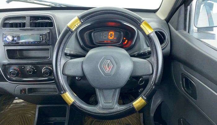 2015 Renault Kwid RXE, Petrol, Manual, 88,480 km, Steering Wheel Close Up