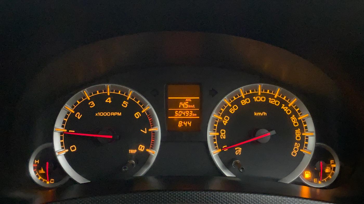 2013 Maruti Swift Dzire VXI REGAL EDITION, Petrol, Manual, 50,544 km, Odometer Image