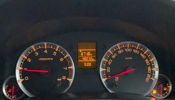 2013 Maruti Swift Dzire VXI, Petrol, Manual, 48,145 km, Odometer Image