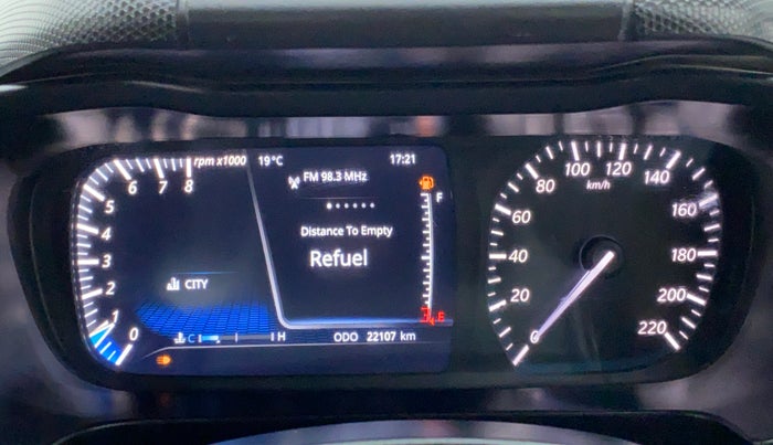 2020 Tata ALTROZ XZ 1.2, Petrol, Manual, 22,166 km, Odometer Image