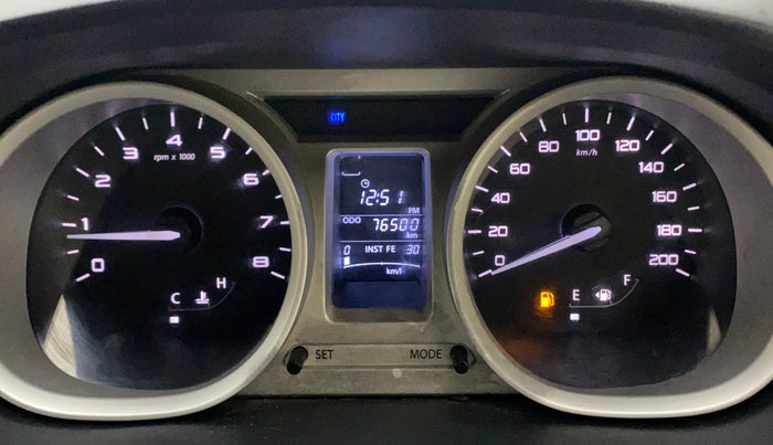 2017 Tata Tiago XZ PETROL, Petrol, Manual, 76,571 km, Odometer Image