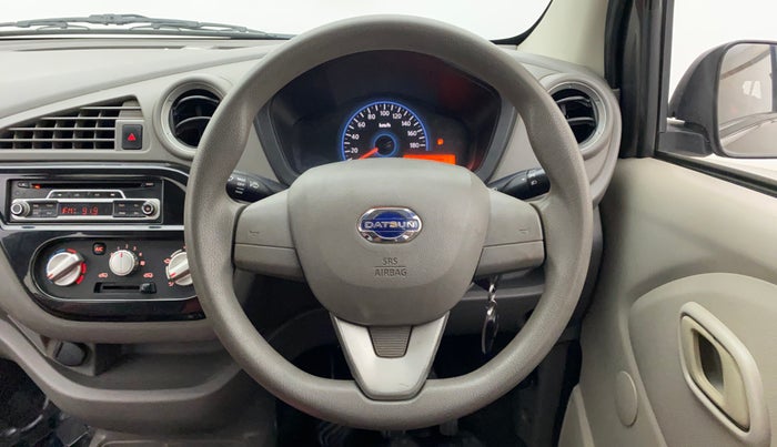 2016 Datsun Redi Go S, Petrol, Manual, 69,579 km, Steering Wheel Close Up