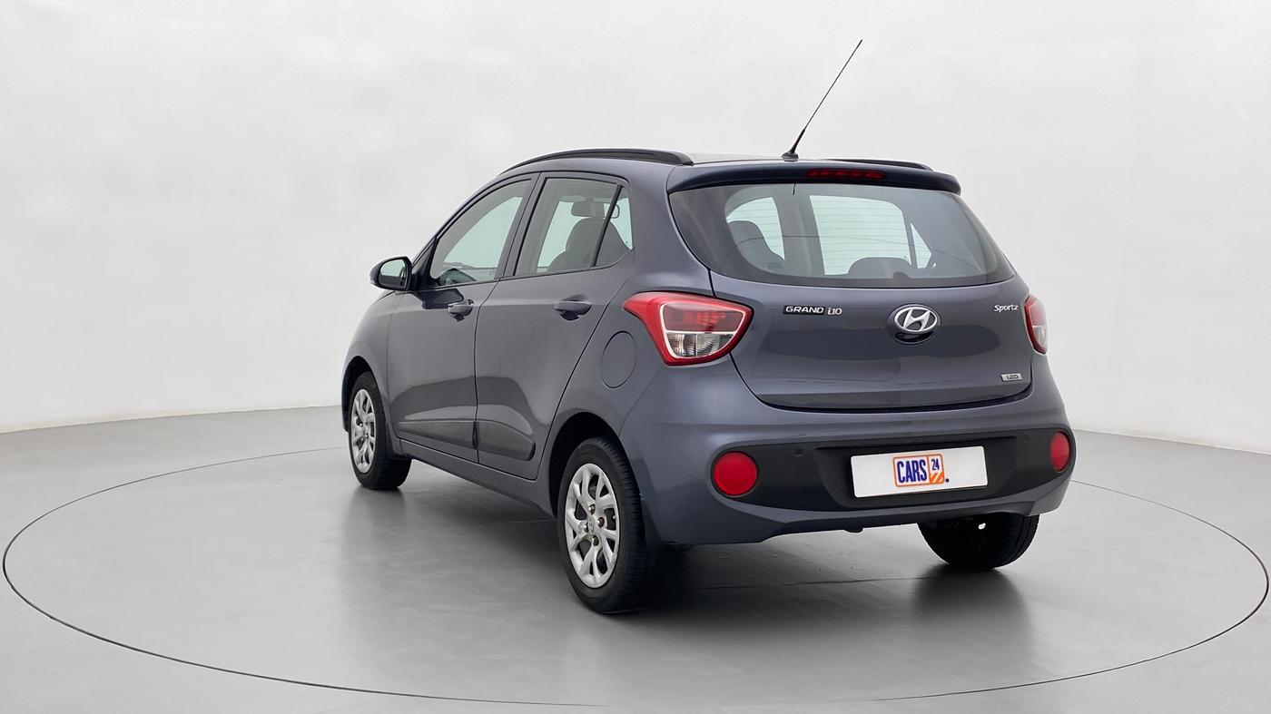2017 Hyundai Grand i10 1.2 CRDI Sportz O, Diesel, Manual, 55,360 km, Left Back Diagonal