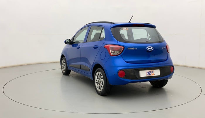 2018 Hyundai Grand i10 SPORTZ 1.2 KAPPA VTVT, Petrol, Manual, 38,086 km, Left Back Diagonal