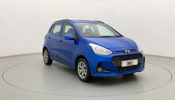 2018 Hyundai Grand i10 SPORTZ 1.2 KAPPA VTVT, Petrol, Manual, 38,086 km, Right Front Diagonal