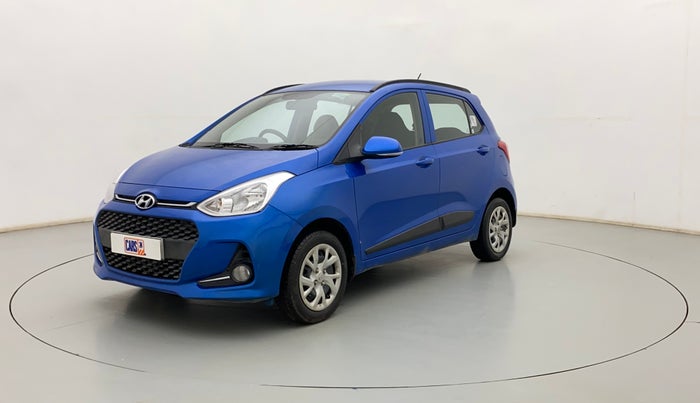 2018 Hyundai Grand i10 SPORTZ 1.2 KAPPA VTVT, Petrol, Manual, 38,086 km, Left Front Diagonal