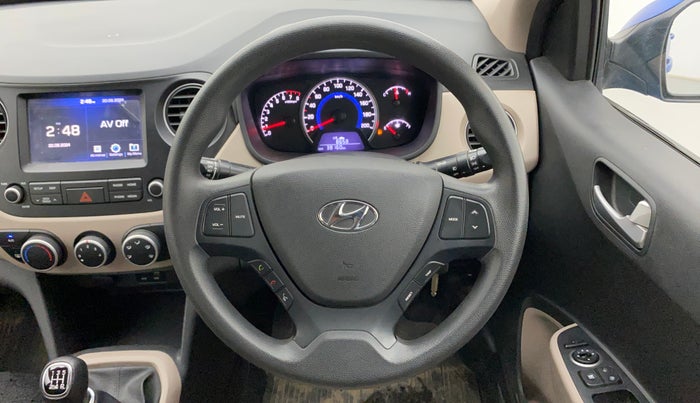 2018 Hyundai Grand i10 SPORTZ 1.2 KAPPA VTVT, Petrol, Manual, 38,086 km, Steering Wheel Close Up