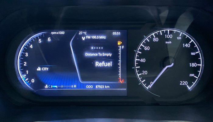 2019 Tata Harrier XZ 2.0L, Diesel, Manual, 87,923 km, Odometer Image