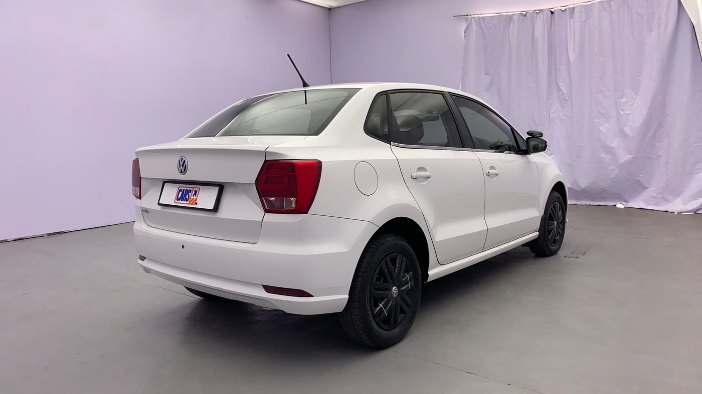 2019 Volkswagen Ameo TRENDLINE 1.0L, Petrol, Manual, 17,877 km, Right Back Diagonal