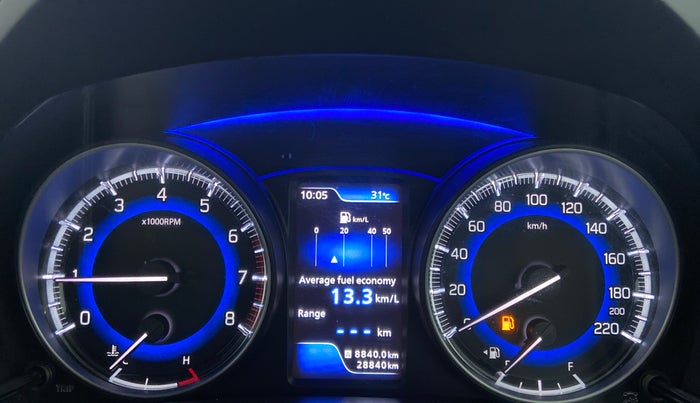 2019 Toyota Glanza V, Petrol, Manual, 28,839 km, Odometer Image