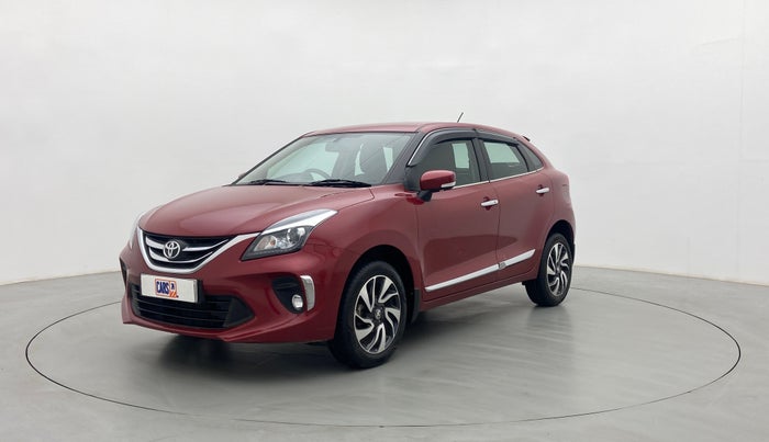 2019 Toyota Glanza V, Petrol, Manual, 28,839 km, Left Front Diagonal