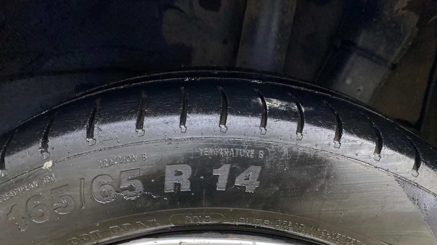 2018 Hyundai Xcent S AT 1.2, Petrol, Automatic, 49,044 km, Left Rear Tyre Tread