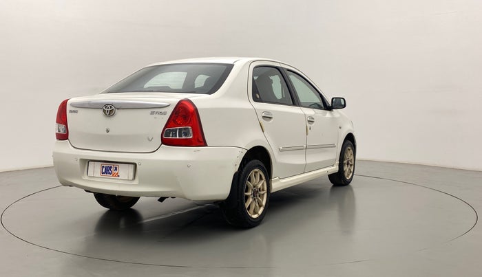 2011 Toyota Etios V, Petrol, Manual, 60,990 km, Right Back Diagonal