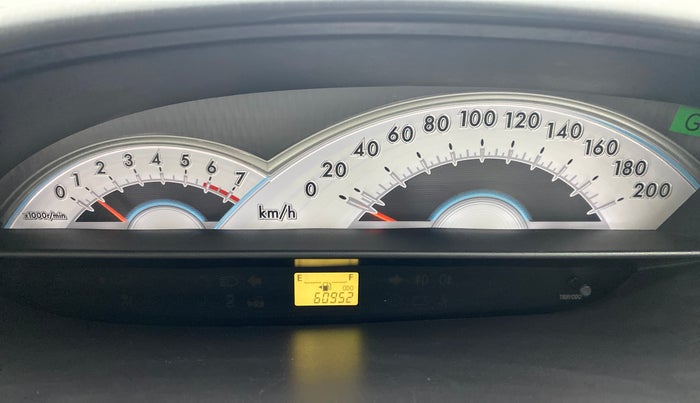 2011 Toyota Etios V, Petrol, Manual, 60,990 km, Odometer Image