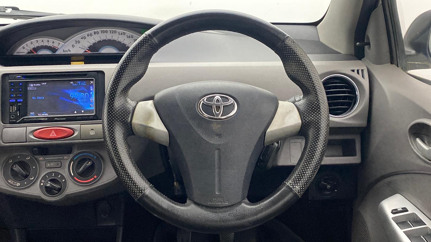 2011 Toyota Etios V, Petrol, Manual, 60,990 km, Steering Wheel Close Up