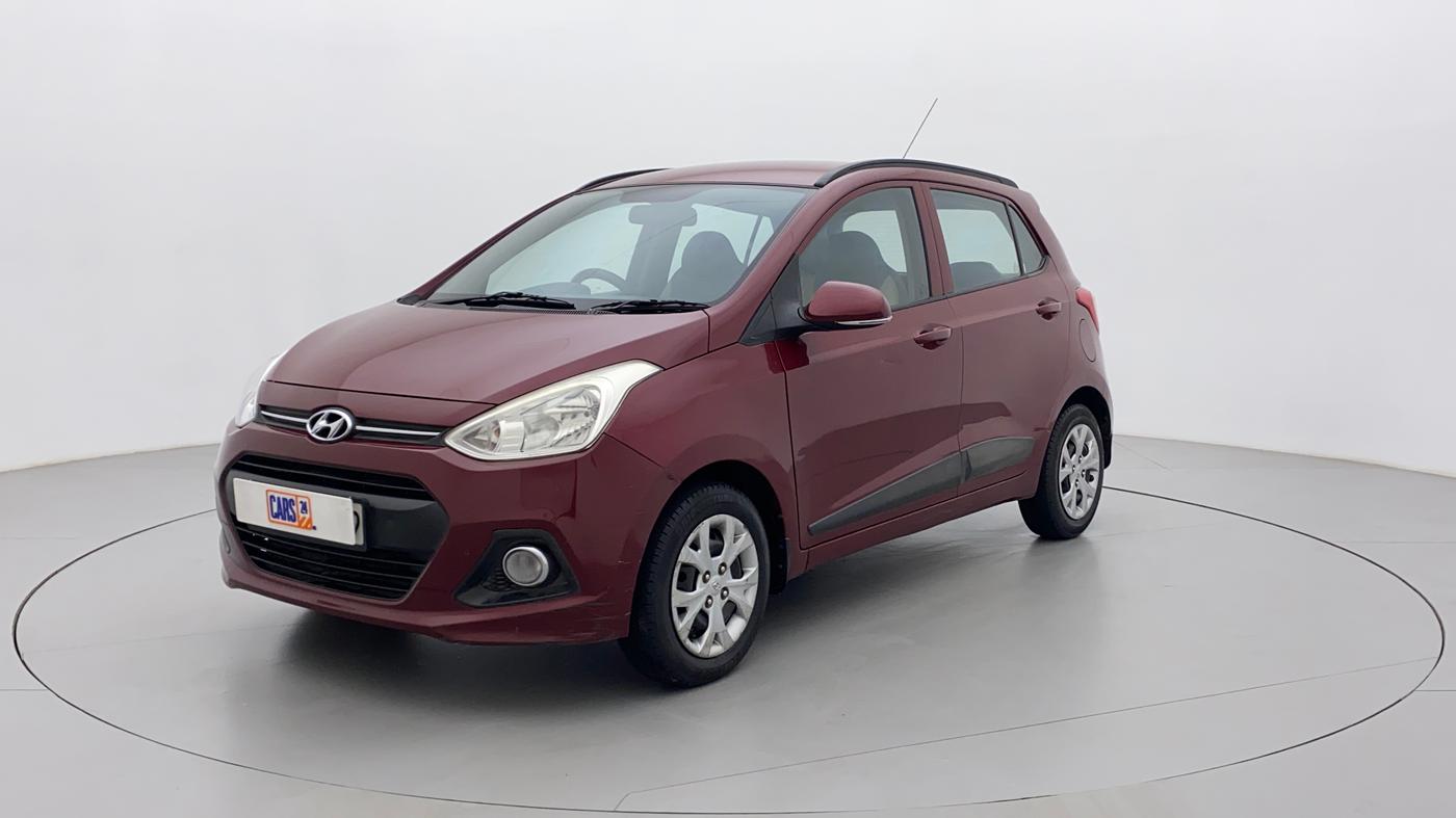 2015 Hyundai Grand i10 SPORTZ 1.2 KAPPA VTVT, Petrol, Manual, 1,08,606 km, Left Front Diagonal