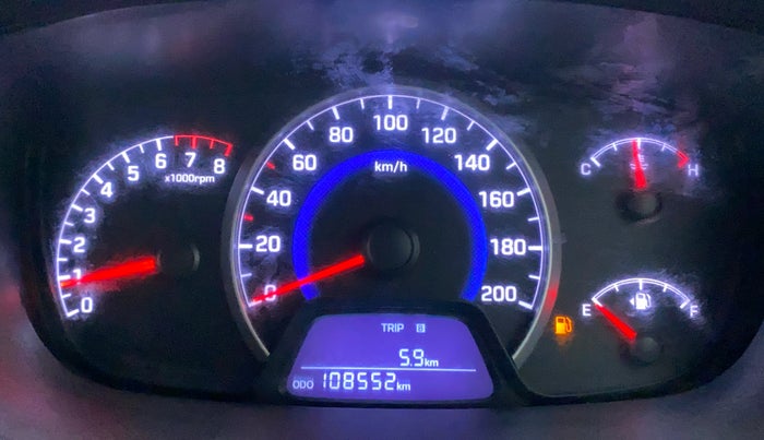 2015 Hyundai Grand i10 SPORTZ 1.2 KAPPA VTVT, Petrol, Manual, 1,08,606 km, Odometer Image