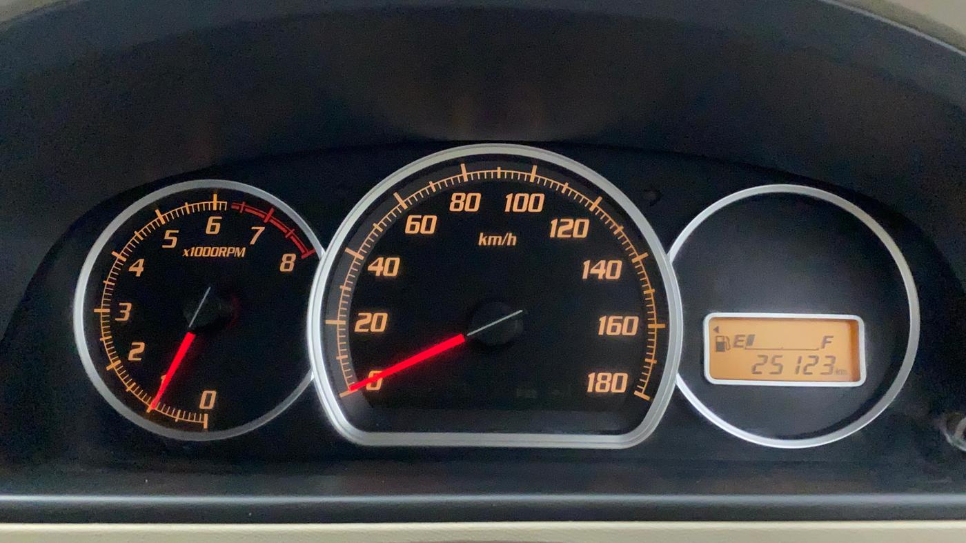 2010 Maruti Zen Estilo VXI, Petrol, Manual, 25,123 km, Odometer Image