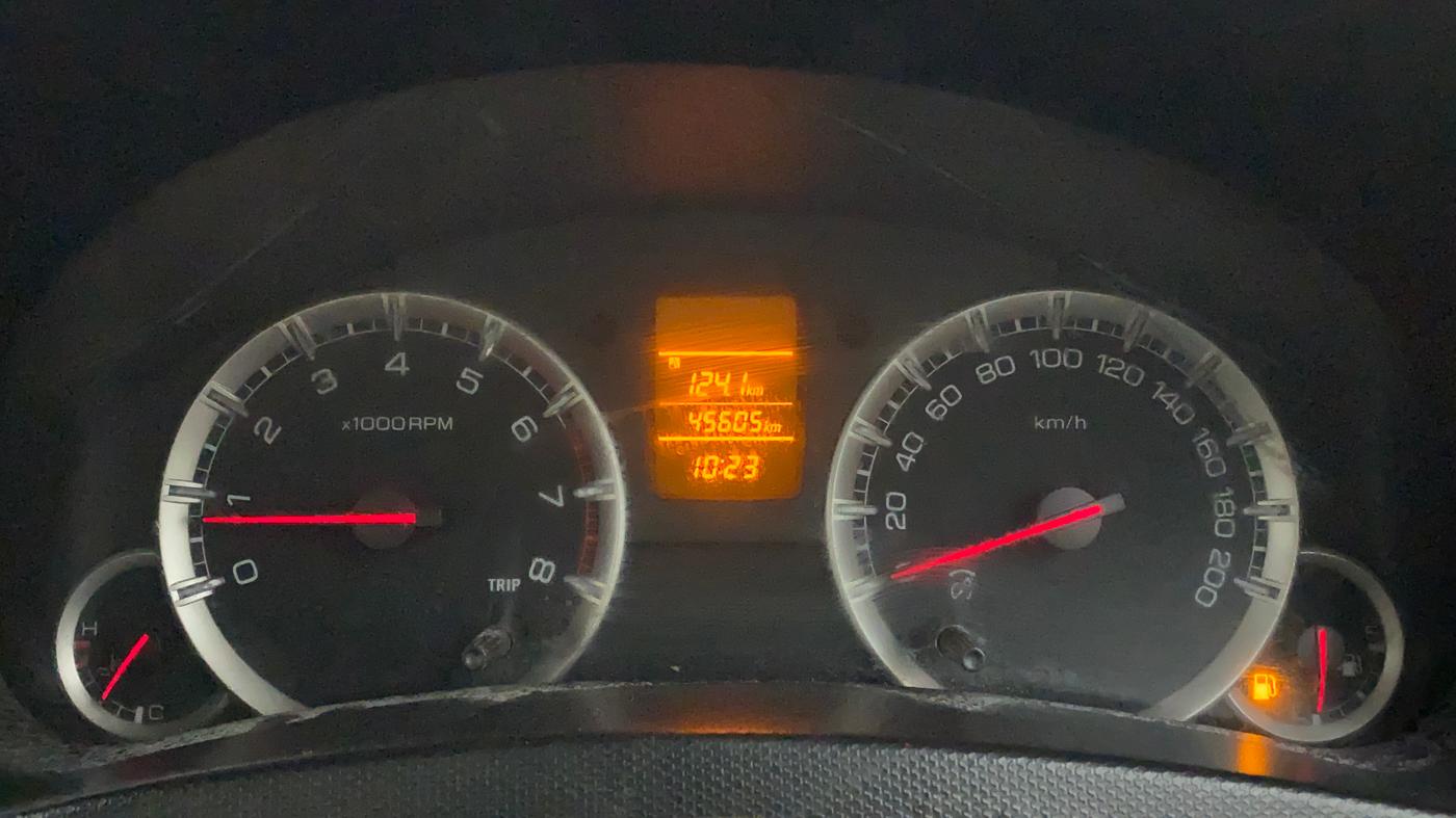 2012 Maruti Swift Dzire VXI, Petrol, Manual, 45,605 km, Odometer Image