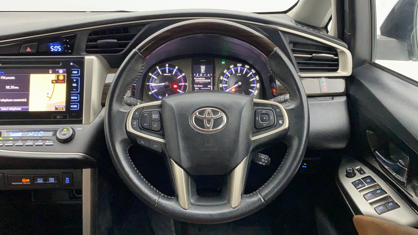 2018 Toyota Innova Crysta 2.7 ZX AT 7 STR, Petrol, Automatic, 50,771 km, Steering Wheel
