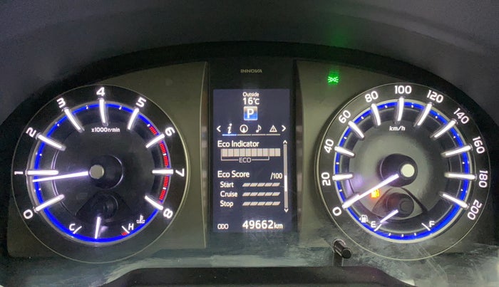 2018 Toyota Innova Crysta 2.7 ZX AT 7 STR, Petrol, Automatic, 50,771 km, Odometer View