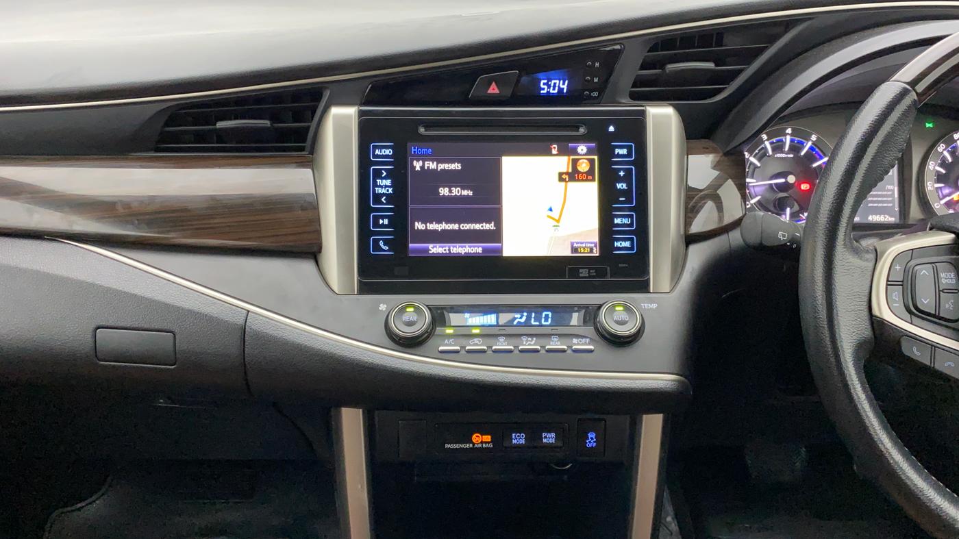 2018 Toyota Innova Crysta 2.7 ZX AT 7 STR, Petrol, Automatic, 50,771 km, Air Conditioner