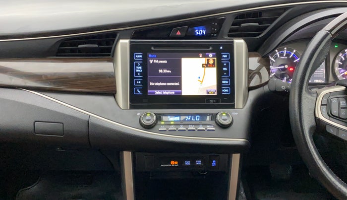 2018 Toyota Innova Crysta 2.7 ZX AT 7 STR, Petrol, Automatic, 50,771 km, Air Conditioner