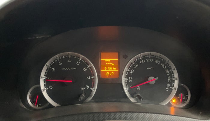 2014 Maruti Swift Dzire VXI, Petrol, Manual, 51,206 km, Odometer Image
