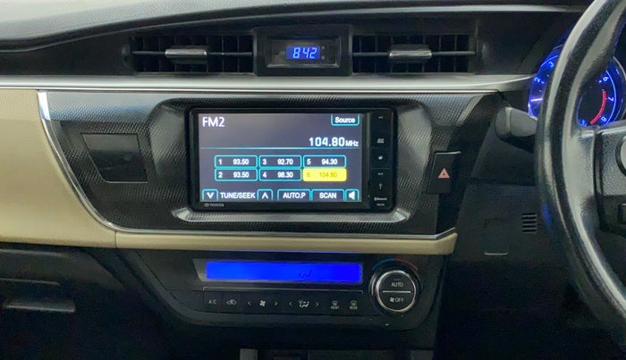 2014 Toyota Corolla Altis G PETROL, Petrol, Manual, 78,957 km, Air Conditioner