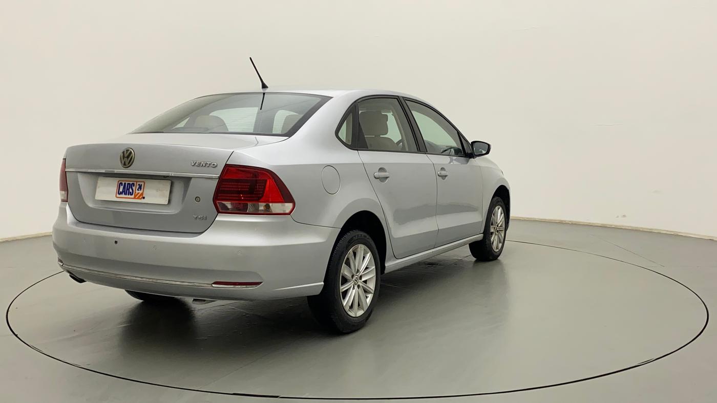 2016 Volkswagen Vento HIGHLINE PETROL AT, Petrol, Automatic, 85,779 km, Right Back Diagonal