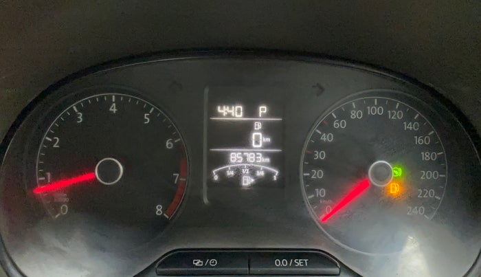 2016 Volkswagen Vento HIGHLINE PETROL AT, Petrol, Automatic, 85,779 km, Odometer Image