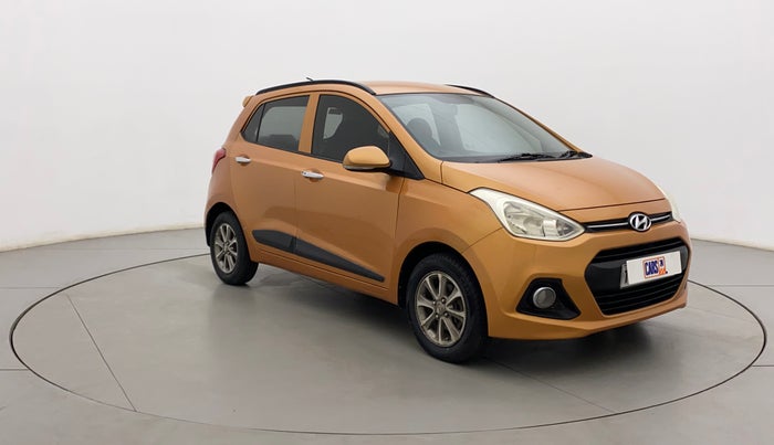 2014 Hyundai Grand i10 ASTA (O) 1.2 KAPPA VTVT, Petrol, Manual, 91,406 km, Right Front Diagonal
