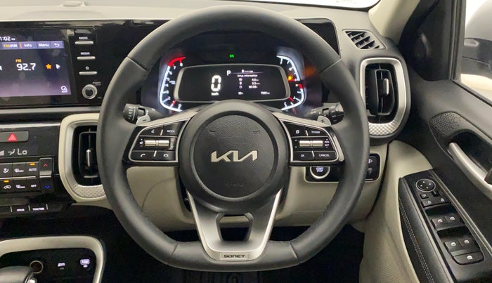 2022 KIA SONET HTX ANNIVERSARY EDITION 1.0 DCT, Petrol, Automatic, 7,680 km, Steering Wheel Close Up