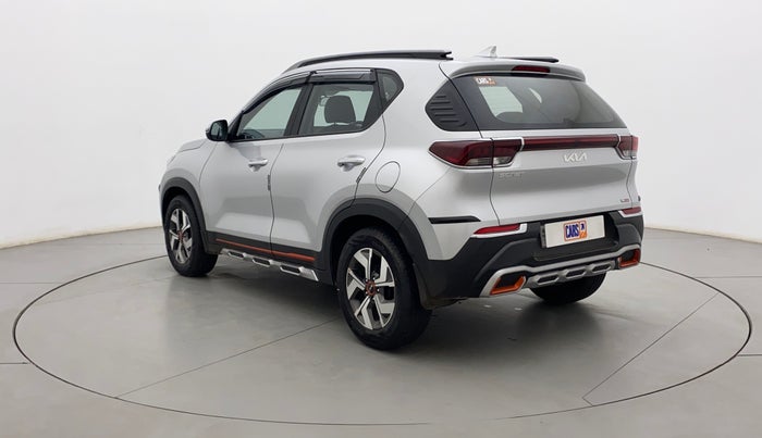 2022 KIA SONET HTX ANNIVERSARY EDITION 1.0 DCT, Petrol, Automatic, 7,680 km, Left Back Diagonal